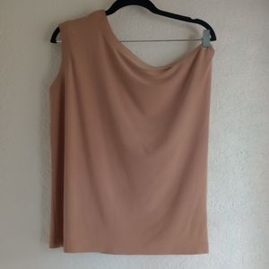Norma Kamali one shoulder blouse